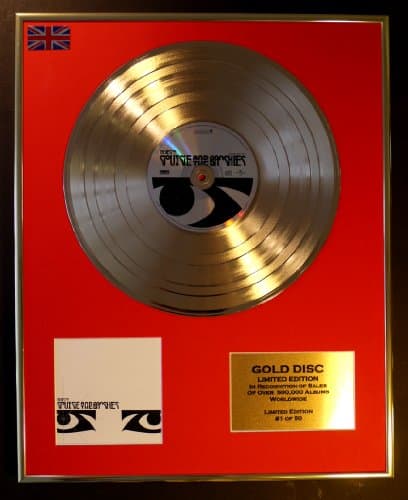 Image of Siouxsie and the Banshees Cd Gold Disc Record Limited Edition Gold The Best of