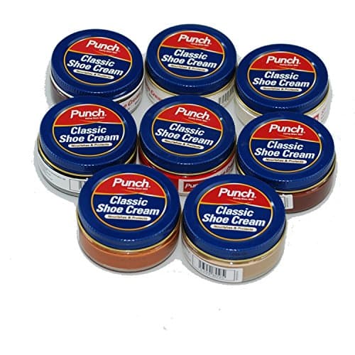 Image of Punch® Classic Shoe Cream Leather Cream and Shoe Polish Cream for Smooth and Grained Quality and Prestige Shoes Treatments & Polishes 50ml (Caring Since 1851) (Neutral)