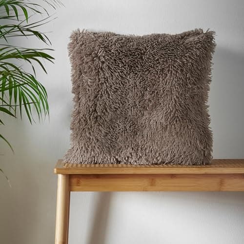 Image of Catherine Lansfield Cuddly Cushion 45x45cm Natural
