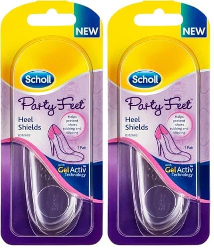 Image of Scholl Party Feet Invisible Gel Heel Shields (Pack of 2)