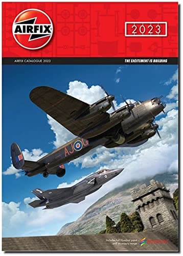 Image of Airfix 2023 Catalogue Collectors Model building and Humbrol Paint range