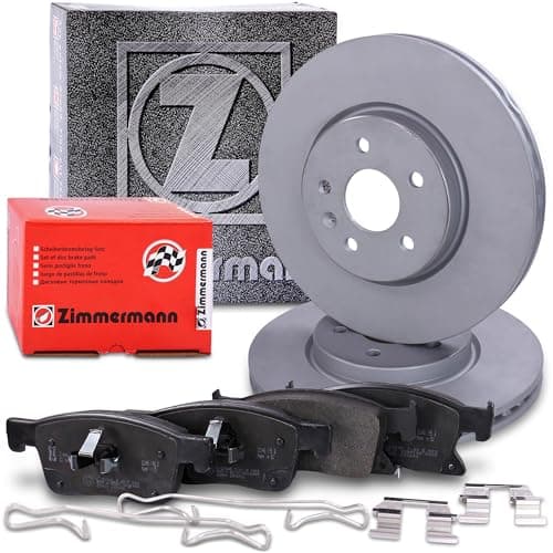 Image of ZIMMERMANN Front Brake Set Vented Diameter 300 mm - Brake Discs + Brake Pads Compatible with Vauxhall Astra K Sports Tourer B16 Astra K Hatchback B16, Vauxhall Astra Mk VII K Hatchback B16