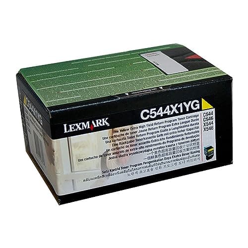 Image of Lexmark C544/X544 Series Extra High Yield Return Program Toner Cartridge - Yellow