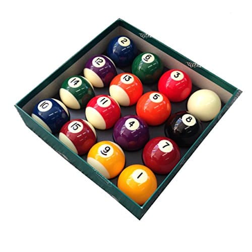 Image of Aramith Premier Spots & Stripes 2-Inch Pool Balls with 1 7/8" White Cue Ball