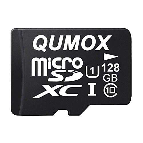 Image of QUMOX MicroSDXC Memory Card 128GB UHS-I Grade 1 Class 10 with SD Adapter for Smartphones and Tablets