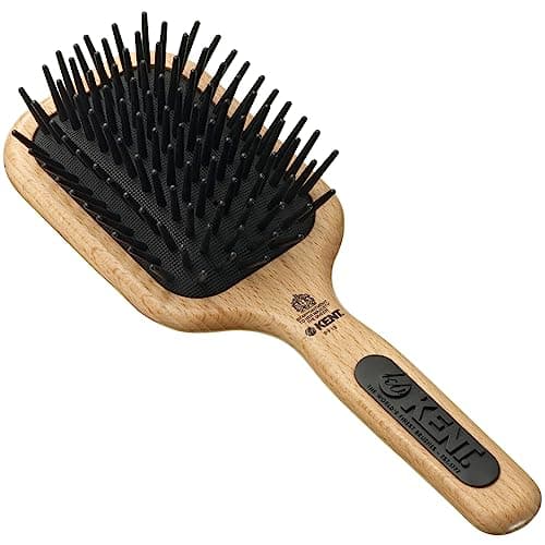 Image of Kent PF19 Perfect For Detangling Hairbrush - Large Paddle Quill Brush for Thick and Long Length Hair