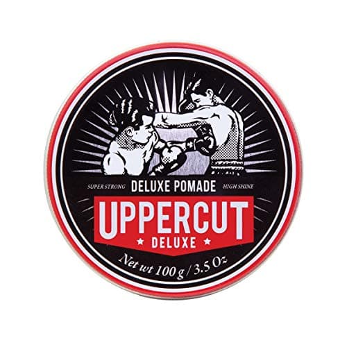 Image of Uppercut Deluxe, Deluxe Pomade, Professional Water Based Pomade to Create Timeless and Classic Looks, Strong Hold and High Shine 100g