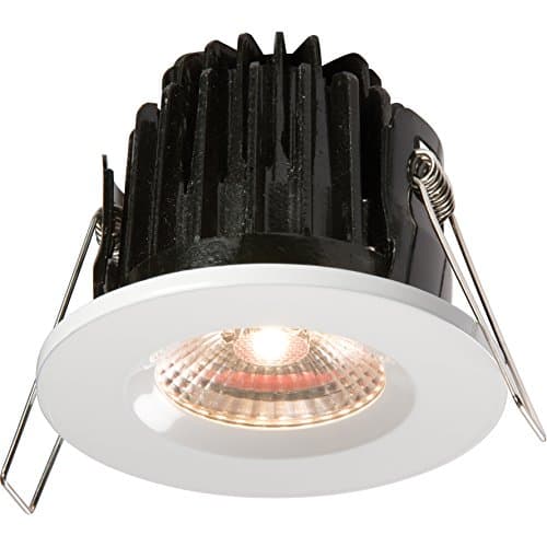 Image of Knightsbridge VFAVRCOBWW IP65 7W LED 3000K Warm White Downlight comes with White Round Bezel