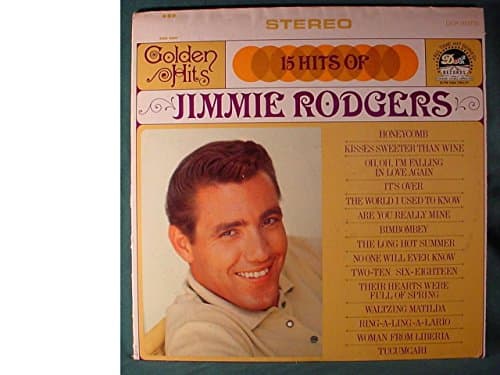 Image of JIMMIE RODGERS 15 GOLDEN HITS OF vinyl record