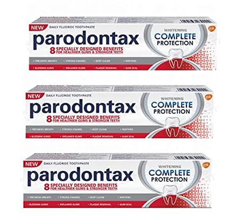 Image of Parodontax Complete Protection Whitening Toothpaste 75 Ml/Pack Of 3/