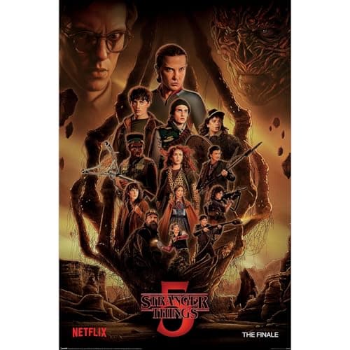 Image of Stranger Things S5 (THE FINALE) MAXI POSTER, 91.5cm x 61cm Maxi Poster, Official Licensed Large Wall Art for Bedroom, Gaming Room or Office Decor