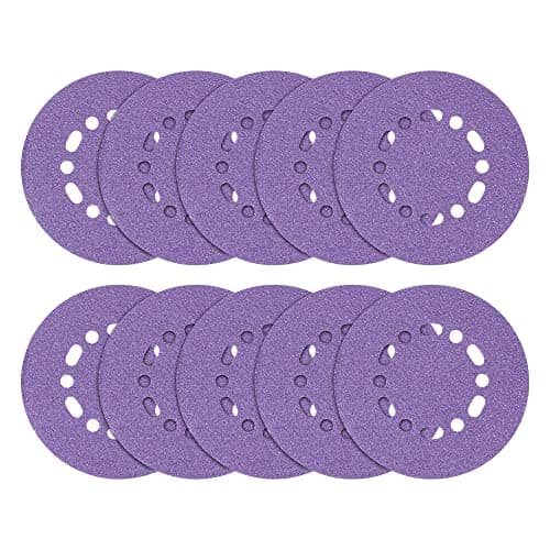 Image of Trend Zirconium 150mm Random Orbit 60 Grit Abrasive Sanding Discs, AB/150/60Z, Pack of 10