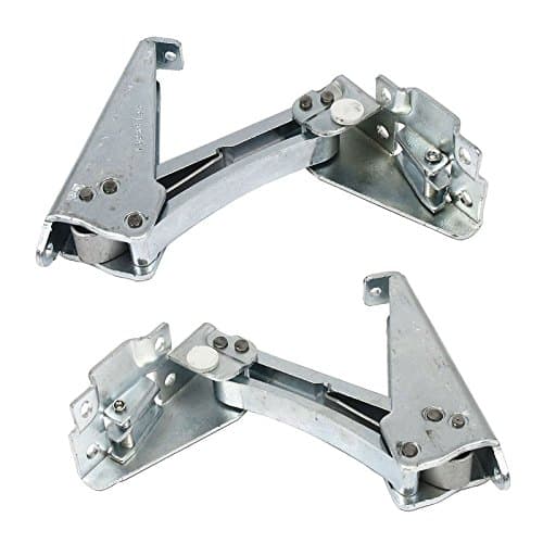 Image of MasterPart Top/Bottom Left/Right Pair of Door Hinges For Indesit Ingol Integrated Fridge Freezers