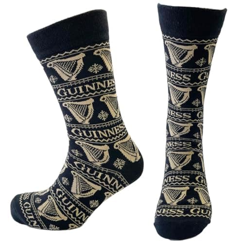 Image of Guinness Black/Gold Harp Socks