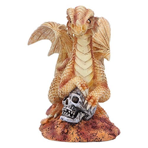 Image of Nemesis Now Anne Stokes Age Small Desert Dragon Figurine, Yellow
