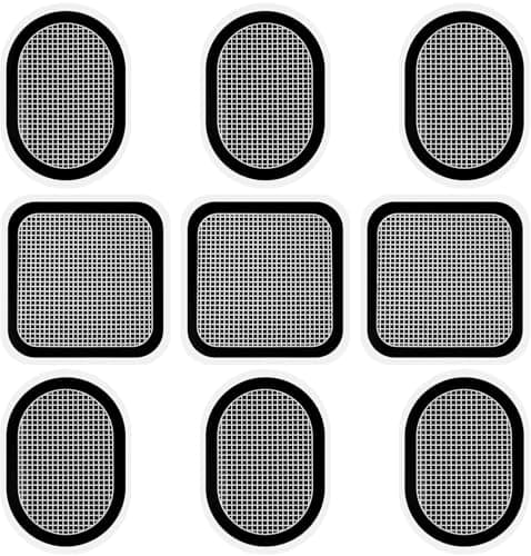 Image of SOYOKO Replacement Gel Pads,9 Pieces Electrodes Pads, Updated Electrodes Body Pads Gel Adhesive, Compatible with Abs Belt
