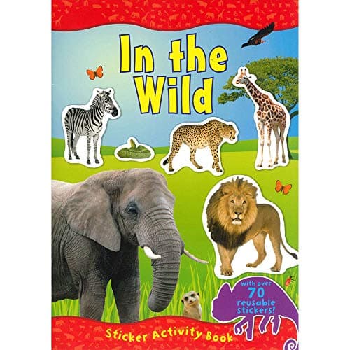 Image of Amazing World In The Wild Sticker Activity Book Over 70 Reusable Stickers