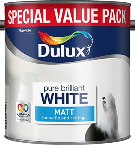 Image of Dulux 3.0l Matt Pure Brilliant White White 3.0L