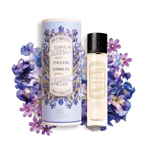Image of Panier des Sens - Eau de Toilette – Blooming Iris Perfume for Women - Floral Fragrance - Long Lasting, Natural Perfume - Hair & Body - Vegan Friendly - Eau de Parfum Made in France - 50ml
