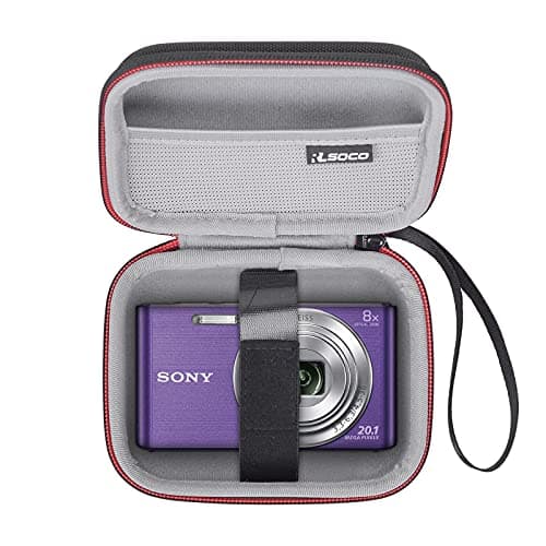 Image of RLSOCO Case for OM System Tough TG-7/TG-6 Digital Camera & for Sony DSCW800/DSC-W810/DSCW830 Digital Compact Camera & for Canon IXUS 185/IXUS 285 Digital Camera (Case Only)