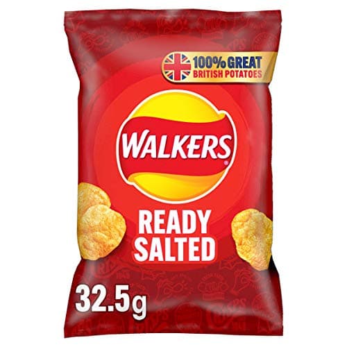 Image of Walkers Ready Salted Crisps, 32.5 g