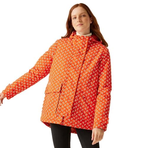 Image of Regatta x Orla Kiely Mid Length Waterproof Insulated Jacket