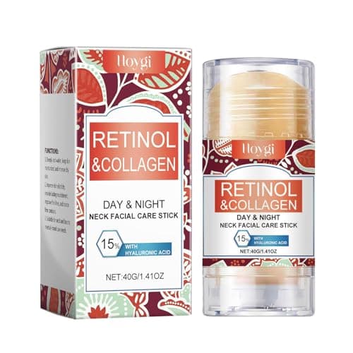 Image of Retinol & Collagen Neck Facial Care Stick, Anti Aging Neck and Décolleté Firming Cream - Tighten and Hydrate Skin Day & Night Neck Tightening Cream Firm Repair Sagging Rejuvenates Skin
