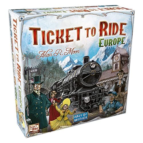 Image of Days of Wonder | Ticket to Ride Europe | Board Game | Ages 8+ | 2-5 Players | Average Playtime 30-60 Minutes