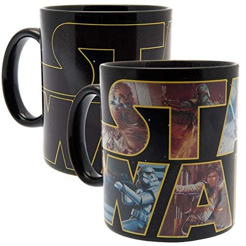 Image of Pyramid SCMG24755 Star Wars (Logo Characters) Heat Change Mug, 11 oz/315 ml