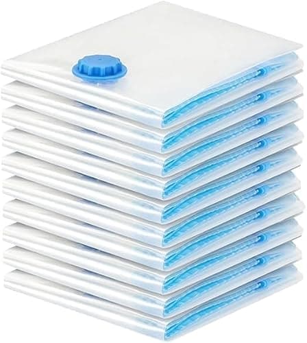Image of Vacuum Storage Bags XXL Jumbo 4 Pack (130 × 100 cm) – Heavy Duty Reusable Space Saving Compression Bags for Duvets, Quilts, Bedding, Clothes, Blankets, Pillows & Travel Storage