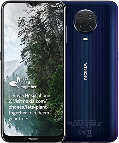 Image of Nokia G20 6.5 Inch Android UK SIM Free Smartphone with 4 GB RAM and 64 GB Storage (Dual SIM) - Blue (Renewed)