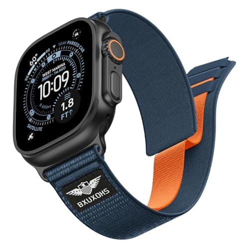 Image of Trail Loop Straps for Apple Watch Ultra/3/2 Strap 49mm 46mm 45mm 44mm 42mm 41mm 40mm 38mm iWatch Straps for Men Women,Soft Fabric Nylon Sport Band for Apple Watch Series 11 10 9 8 7 6 5 4 3 SE 3/2nd