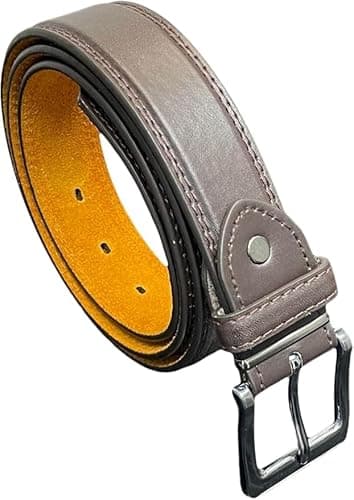 Image of SoBo LEATHER Men's Leather Belts, Choice of Colour, Up To 60'' Waist, Smart Work Belt, Trouser Belts (Brown, 3XL- 48-51 Waist)
