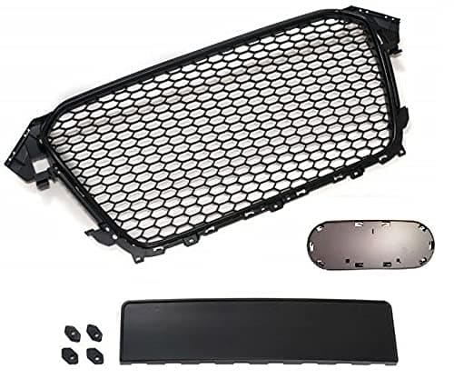Image of Compatible with A4 B8 Facelift Badgeless Mesh Grill Sport Front Grill Emblemholder
