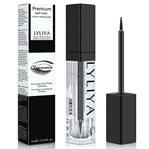 Image of LYLIYA Eyelash Growth Serum 8ml – Advanced Lash & Brow Enhancer with Vitamins, Natural Peptides & Biotin for Longer, Thicker, Fuller Lashes – Eyelash & Eyebrow Serum for Growth & Strengthening