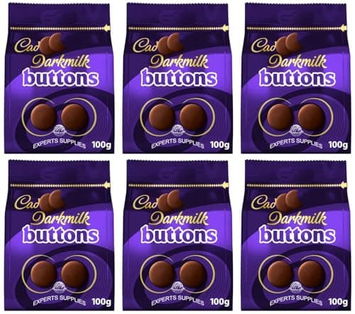Image of Chocolate Bundle for Cad Darkmilk Giant Buttons 100 Pack of 6 Treat Gift Hamper For Christmas & New Year