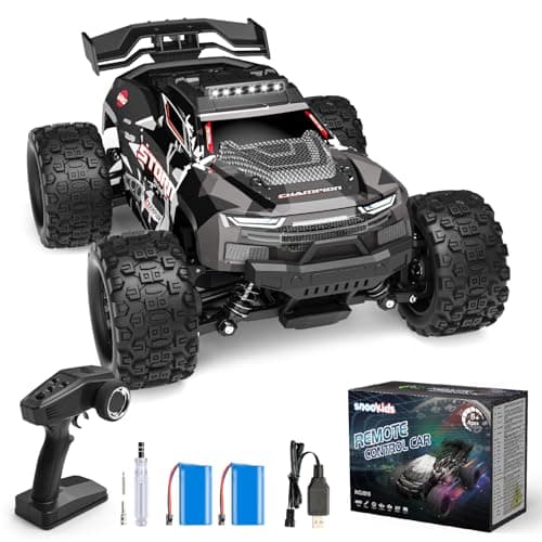 Image of snookids RC Car - 1:18 High Speed Remote Control Offroad Buggy 40 km/h with 2 Li-ion Batteries, 2.4 GHz 4WD All Terrain Monster Truck Drift Cars Toy Gifts for Kids Adults
