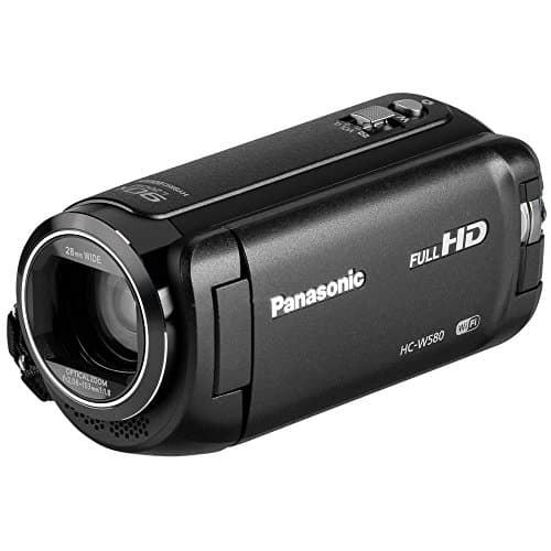Image of Panasonic HC-W580 Full HD Camcorder, 50x Optical Zoom, 2.2 MP BSI Sensor, 28 mm Wide-Angle Lens, Optical 5-Axis Hybrid OIS+ Image Stabiliser, Black (Renewed)