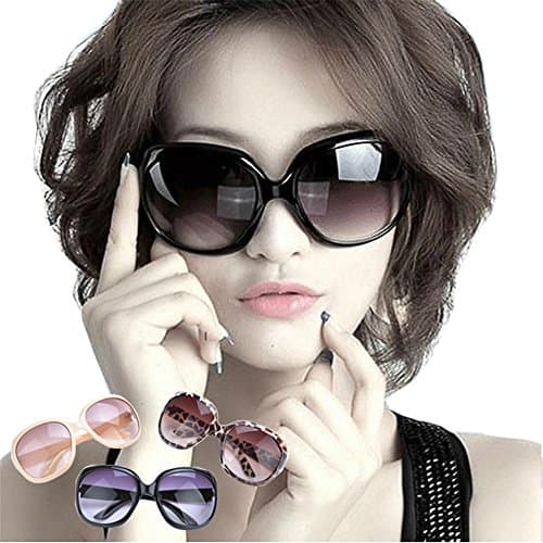 Image of Jasper Finn LARGE OVERSIZED LADIES WOMEN SUNGLASSES DESIGNER BIG FRAME RETRO VINTAGE FASHION (Black)