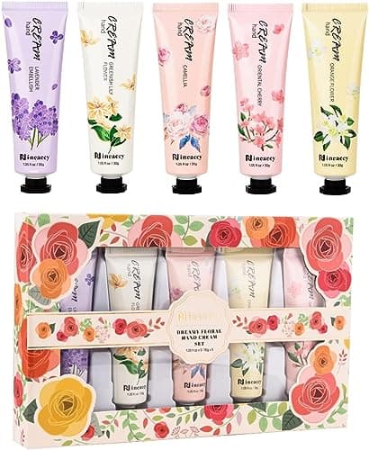 Image of Nineaccy Hand Cream Vegan Friendly,5 x 30ml, Pack of 5, Daily Moisturising hand cream gift set,gifts for women