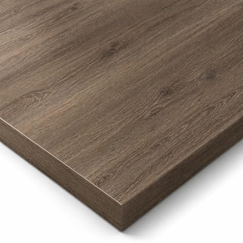 Image of POKAR Table Top 160x80 cm | Desk Top 25 mm Thick | Perfect for Height Adjustable Standing Desk or Dining Table DIY | Durable Laminated Table Top | Made in Europe | Davos Oak