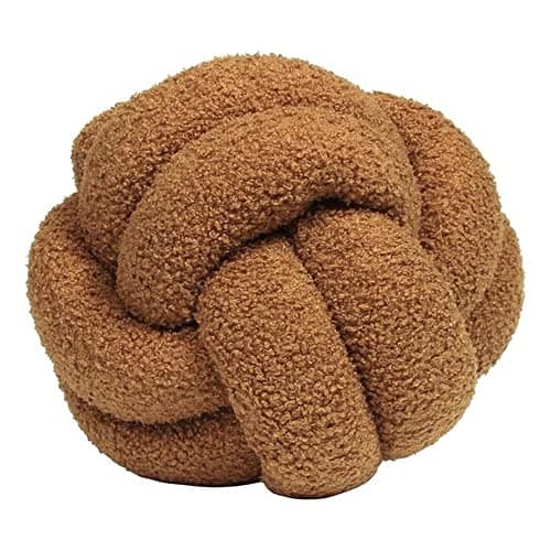 Image of furn. Boucle Knot Cushion, Ginger, 30 x 30cm, BOUCLE/RF/GIN