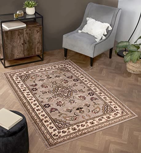 Image of The Rug Seller Sherborne Traditional Rugs in Beige