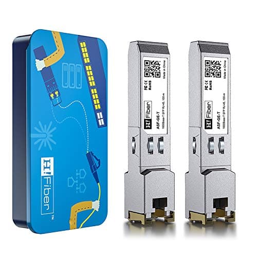 Image of SFP Copper RJ45 Transceiver Gigabit Module 1000Base-T Compatible Cisco GLC-T/SFP-GE-T 2 Pack