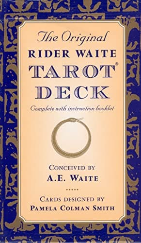 Image of The Original Rider Waite Tarot Deck: 78 beautifully illustrated cards and instructional booklet