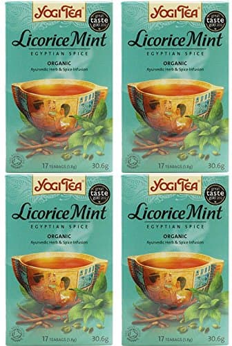 Image of (4 PACK) - Yogi Tea - Licorice Mint | 17 Bag | 4 PACK BUNDLE