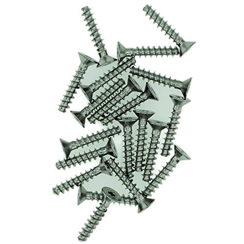 Image of D3 (3mm x 12mm) Pozi Countersunk Screws for Plastic - Stainless Steel (A2) (Pack of 20)