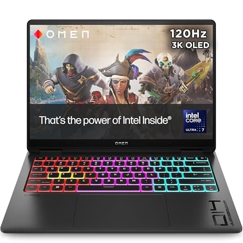 Image of HP OMEN Transcend 14-fb1007sa 14" 2880 x 1800 pixels Intel Core Ultra 7 32GB 1000GB SSD NVIDIA GeForce RTX 5060 Windows 11 Home
