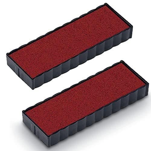 Image of Trodat Replacement Ink Pads 6/4817 - Pack of 2 - Red Ink - For The Printy 4817 and 4813