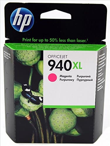 Image of HP 940XL - C4908AE - 1 x Magenta - Ink cartridge - High Yield - For Officejet Pro 8000, 8500, 8500 A909a, 8500A, 8500A A910a